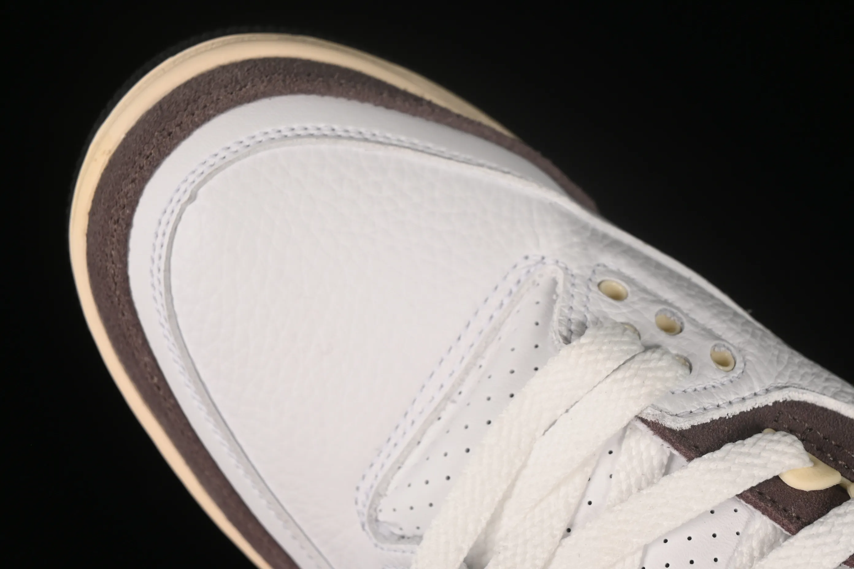 All Categories Air Jordan Jordan Series Basketball Shoes Air Jordan 3 Special Price #ZG Version Air Jordan 3 Retro "Baimoka" AJ3 Joe 3 White Mocha DH3434-113